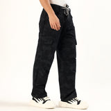 Urban men's black cargo pant