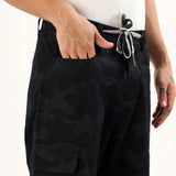 Urban men's black cargo pant