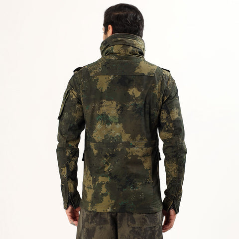 Green printed men's army Jacket Green printed men's army Jacket
