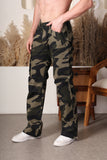 Woodland Army Cargo Pants-Olive green