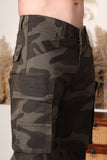 Deep Green Military Cargo Pants