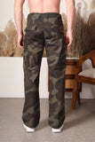 Deep Green Military Cargo Pants