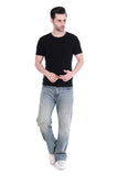 Distressed Light Wash Baggy Jeans