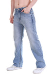 Faded Light Blue Jeans