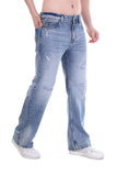 Stone Blue Straight Fit