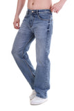 Light Wash Straight Fit Jeans