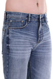 Light Wash Straight Fit Jeans