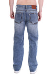 Light Wash Straight Fit Jeans