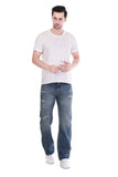 Stone Fade Straight Jeans