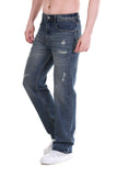 Stone Fade Straight Jeans