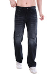 Textured Black Denim