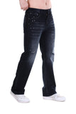 Textured Black Denim