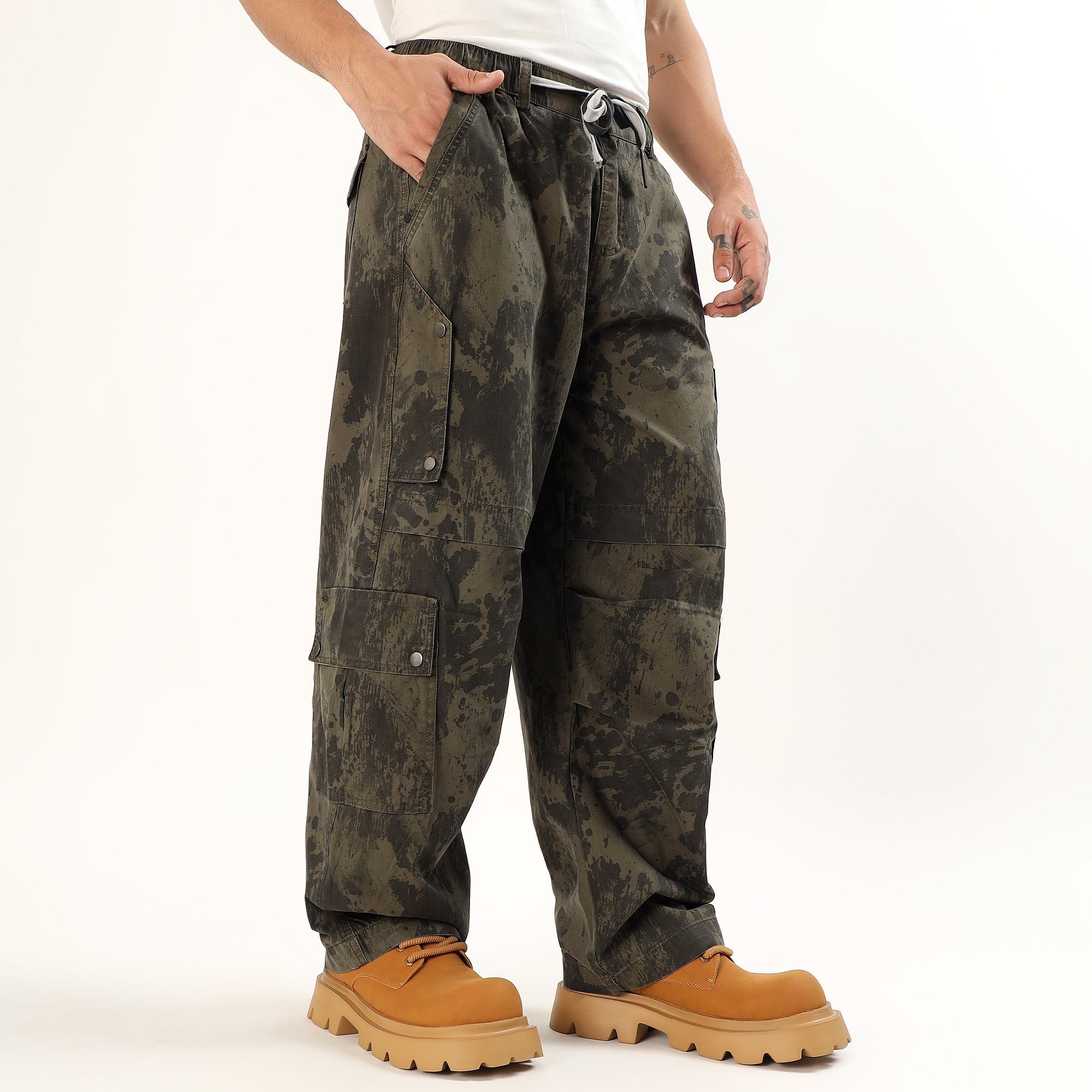 Army printed men's Cargo pant