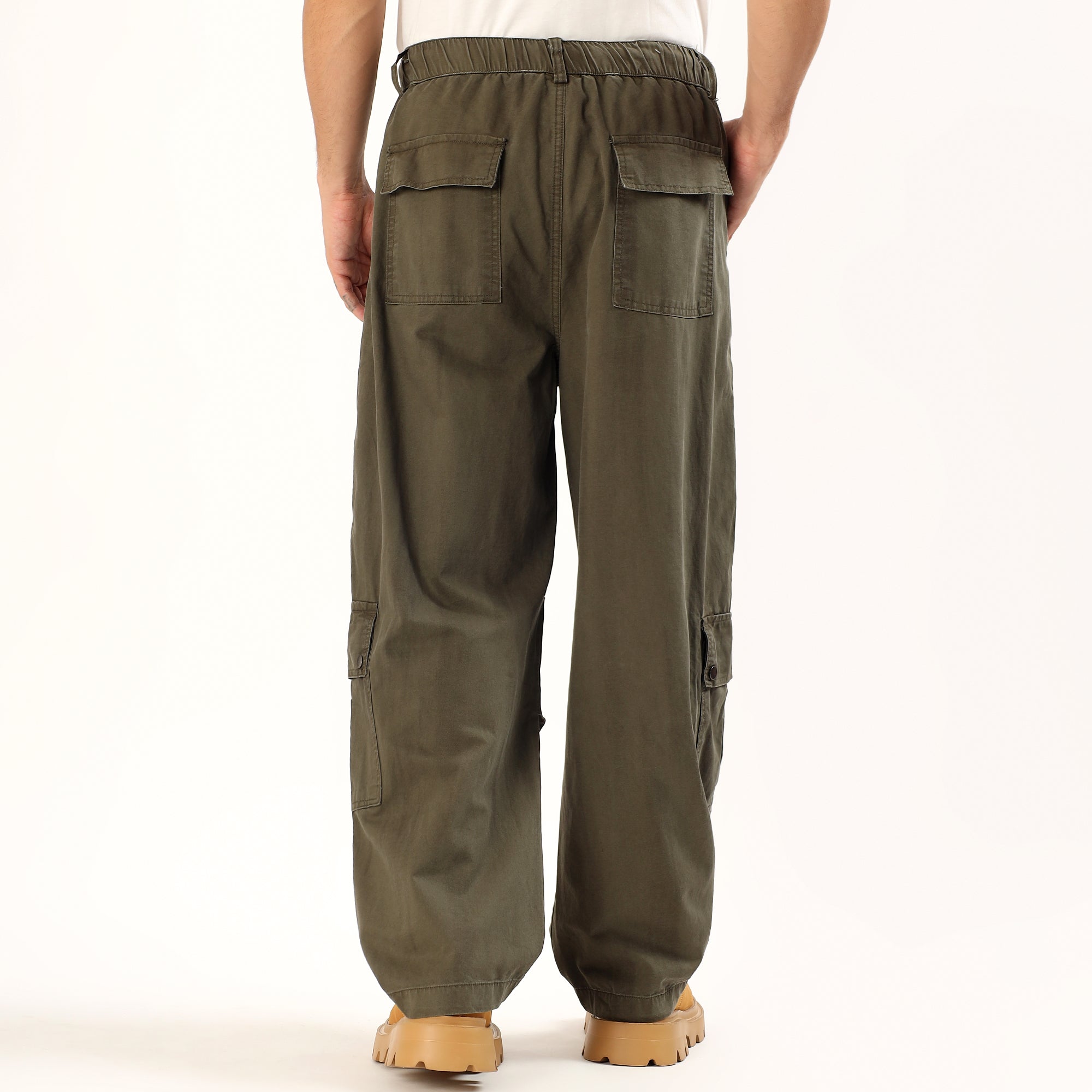 Khaki baggy Cargo pant