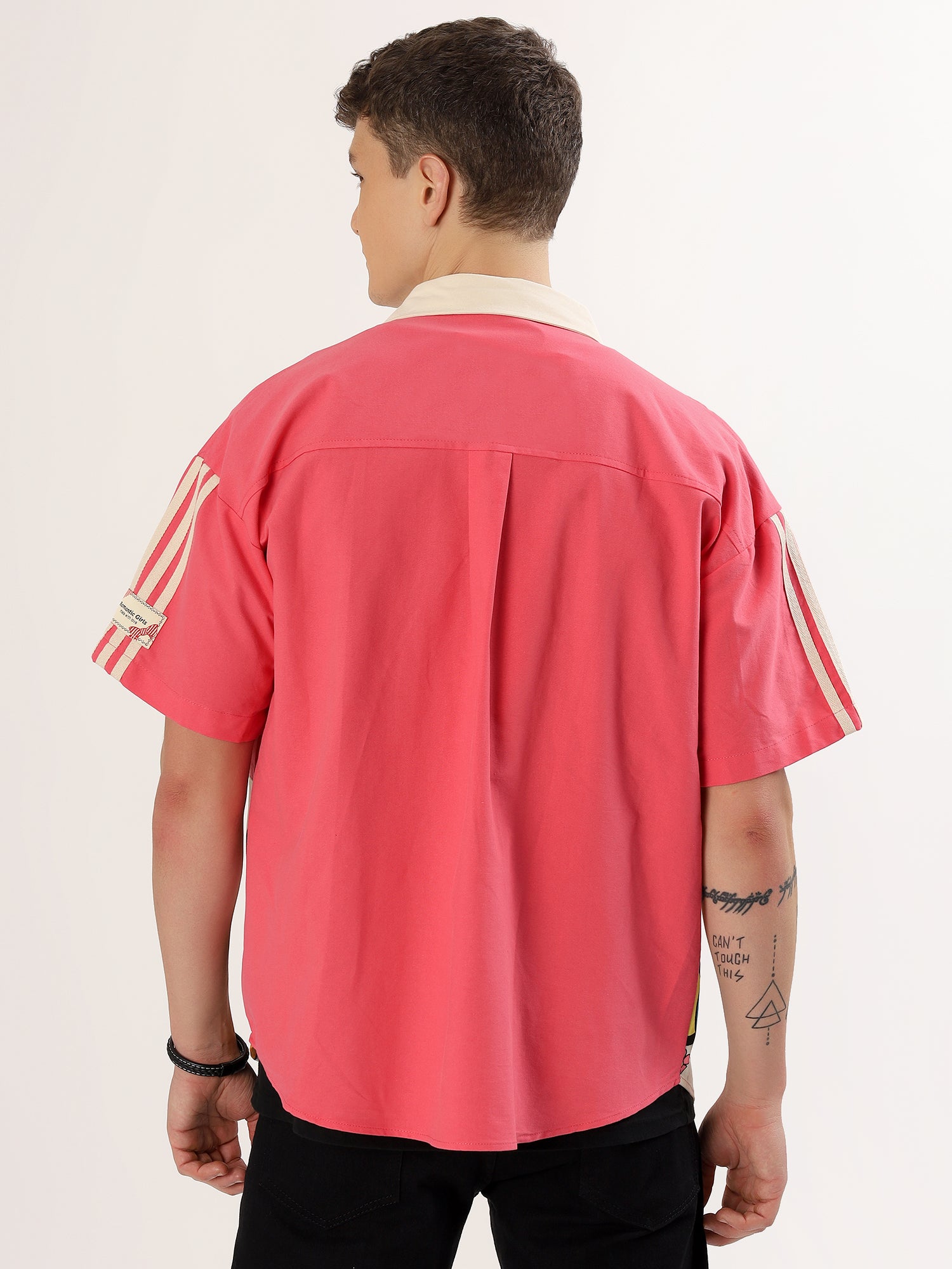 Men's  twice color shirt