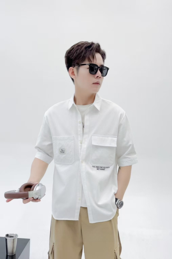 Edgewhite Shirt – Twin Pocket Minimalist