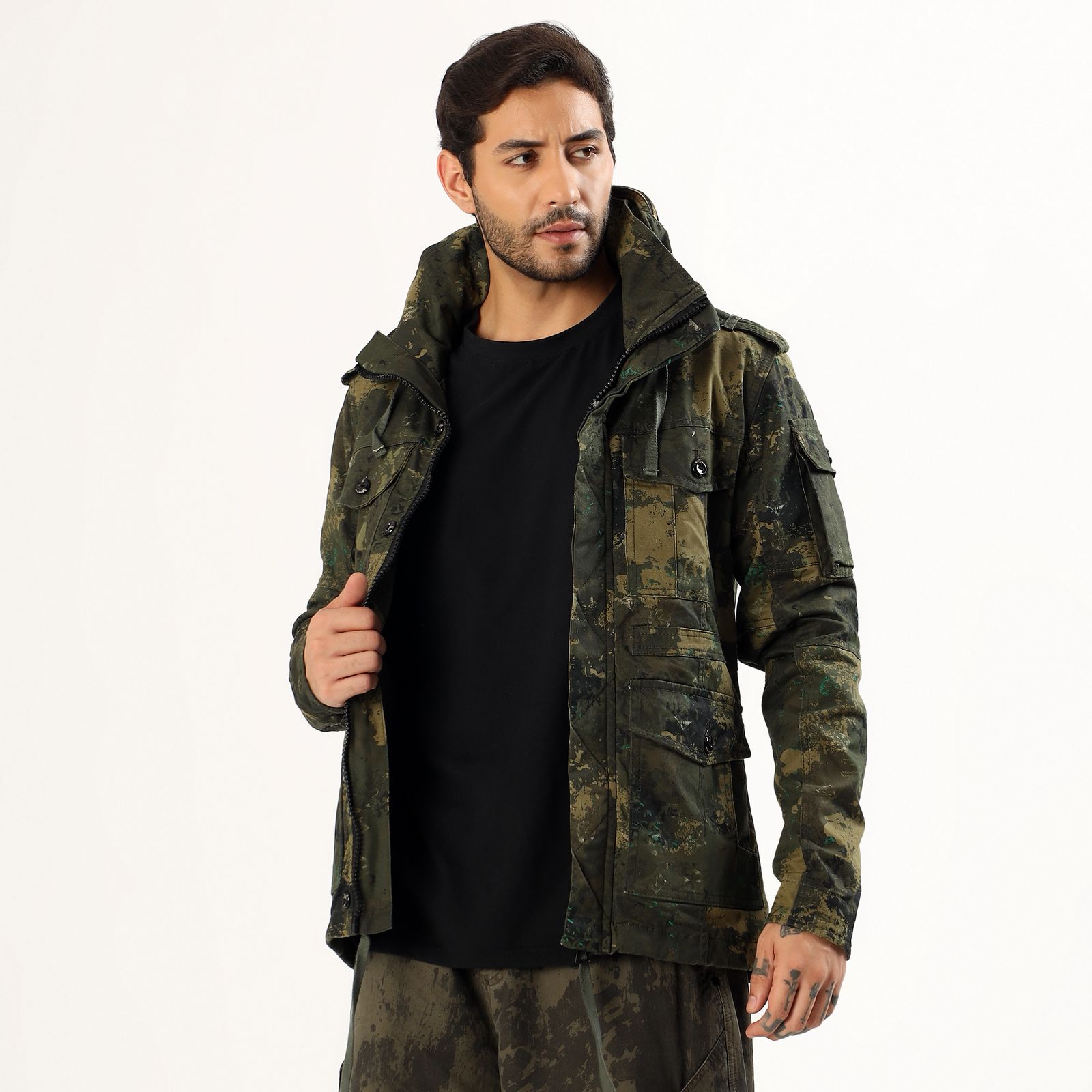 Army dark green jacket