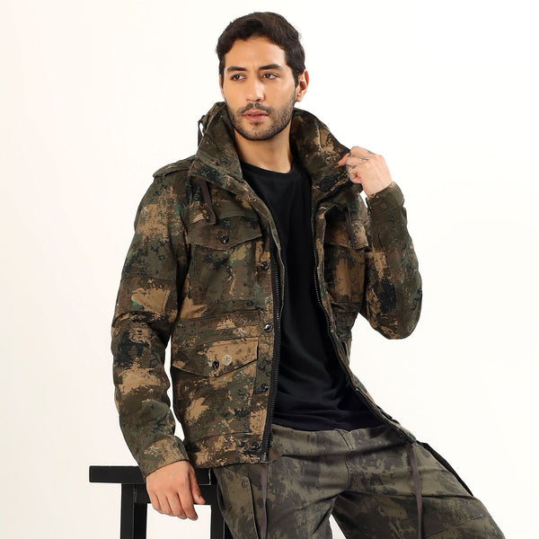 Mountmiller Full Sleeve Camouflage Jacket