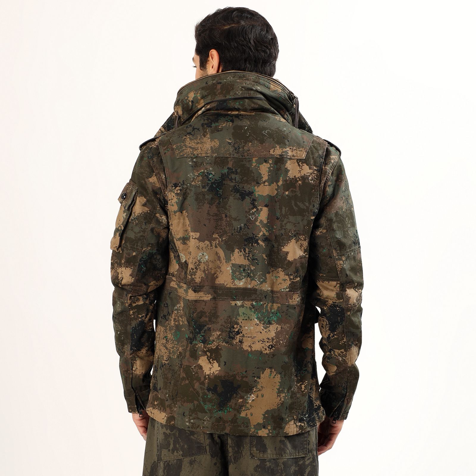 Mountmiller Full Sleeve Camouflage Jacket