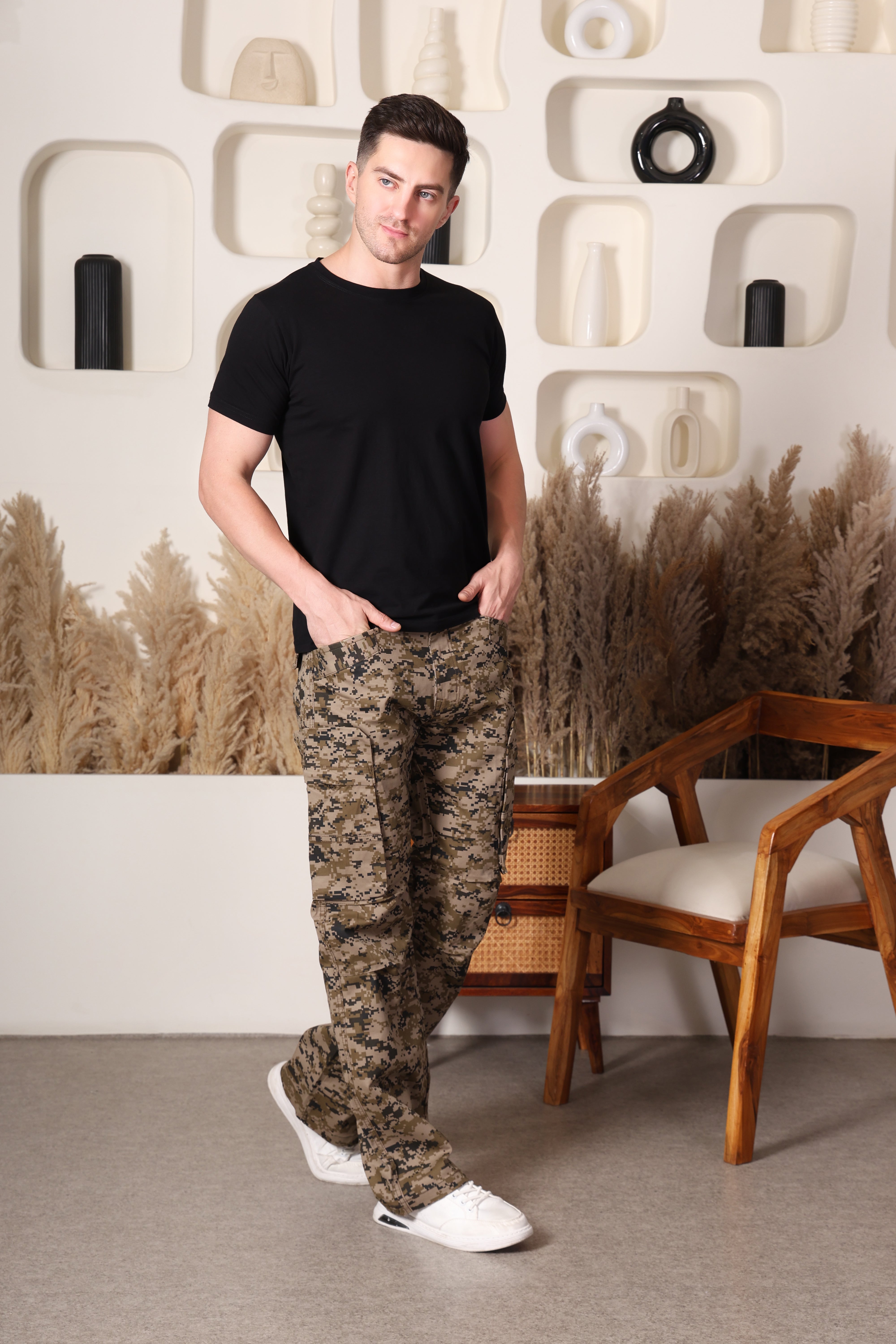 Digital Desert Camo Tactical Cargo Pants