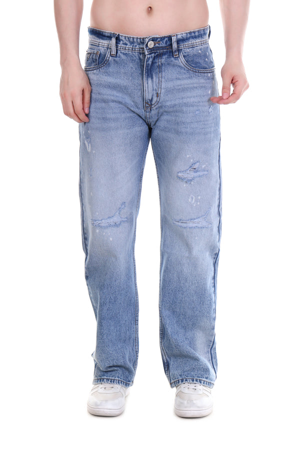 Stone Blue Straight Fit
