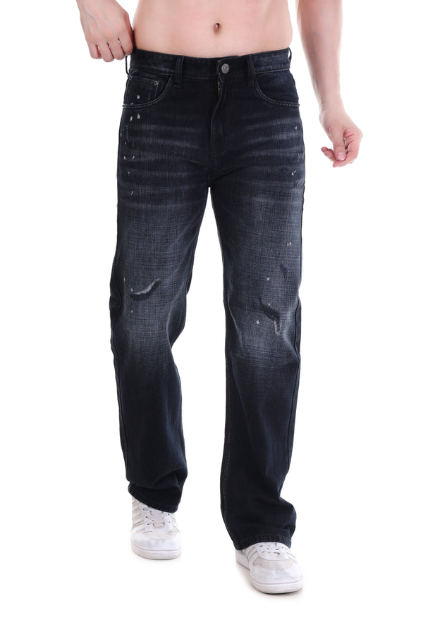Textured Black Denim