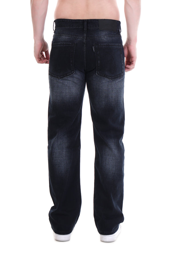 Textured Black Denim